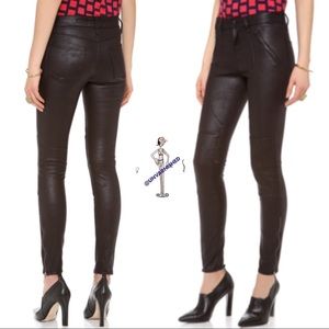 Habitual Elle Moto Skinny Distressed Black Jeans